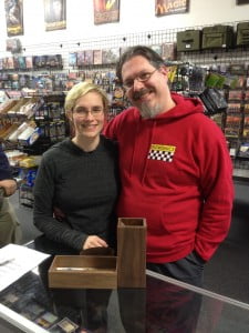 Pegg-wheat dice tower