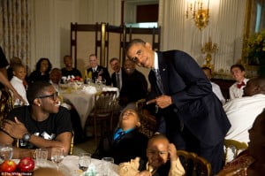 obama sleeping kid